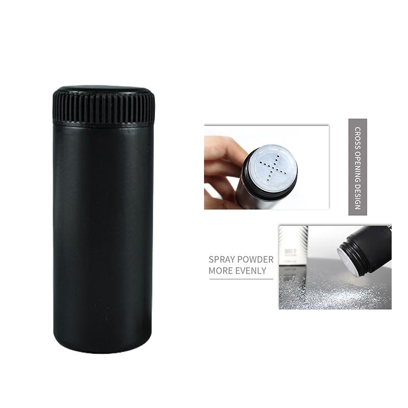 1Pc 60/100ml Talcum Powder Bottle Refillable Plastic Cosmetic Powder Dispenser Empty Container for Home & Cosmetic Use