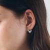 Sleek Round Glow Earrings