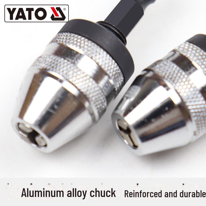 YATO Hex Shank 3-Jaw Quick Connect Drill Bit Adapter