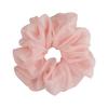 Solid Soft Color Mesh Yarn Scrunchies Elastic Hair Ties for Women and Girls High Ponytail Fashion Accessory Casual Headwear