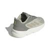 Adidas Originals Ozelia Elastic Lace Comfortable Versatile Shock Absorption Low Top Kids Casual Shoes Kids Casual Shoes Gray White IE3409