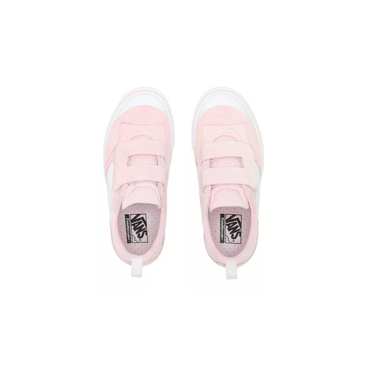 Vans Old Skool Series V Canvas Low Top Kids Skate Shoes Kids Sneakers White Pink VN0A4U1P0JF