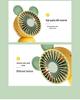 Mini Cartoon USB Handheld Fan - Portable Desktop Fan with Custom Logo Option