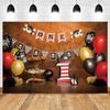 Nautical Theme Baby Party Background for Photography, Sailboat, Boat, Starfish, Wooden Board, Sailor Portrait, Photo Background