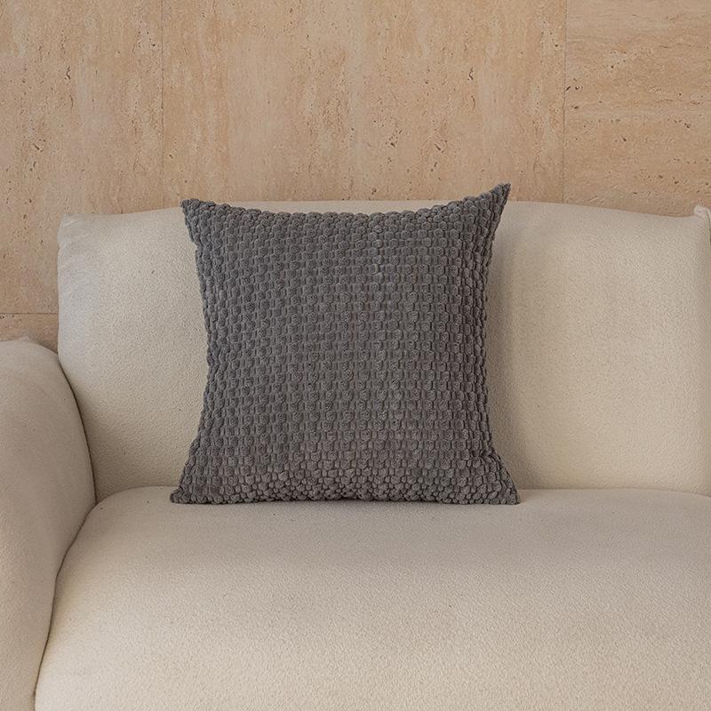 2pcs Modern Double-Sided Design Soft Velvet Sofa Cushion Covers, Office Chair Backrest Pillowcases, Durable Headboard Cushion Covers for Sofa and Bed