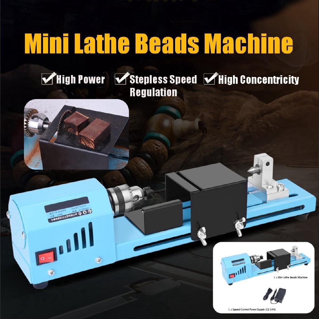 150W Woodworking Wood lathe Milling machine Grinding Polishing Beads Drill New DIY Lathe Machine Tool
