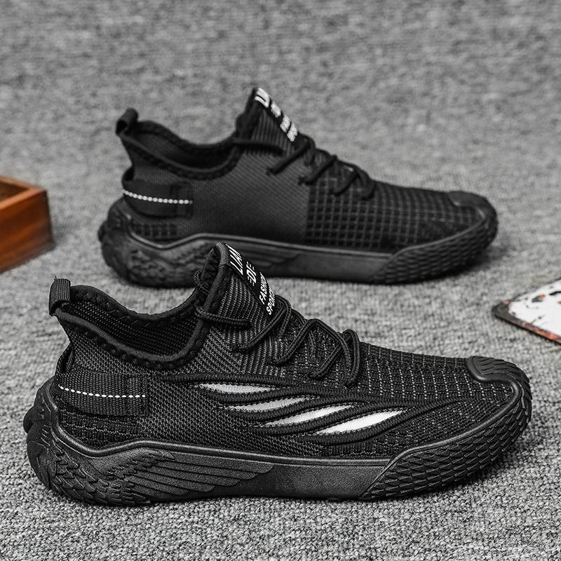 2025 Frühling neue Herrenschuhe lässig vielseitig fliegendes gewebtes Mesh Einzelschuhe leichtgewichtige Herren Lauf-Sportschuhe trendige Schuhe