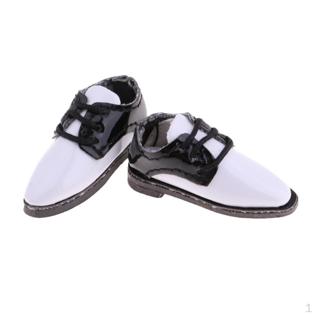 Doll PU Leather British Oxford Shoes /6 Accs