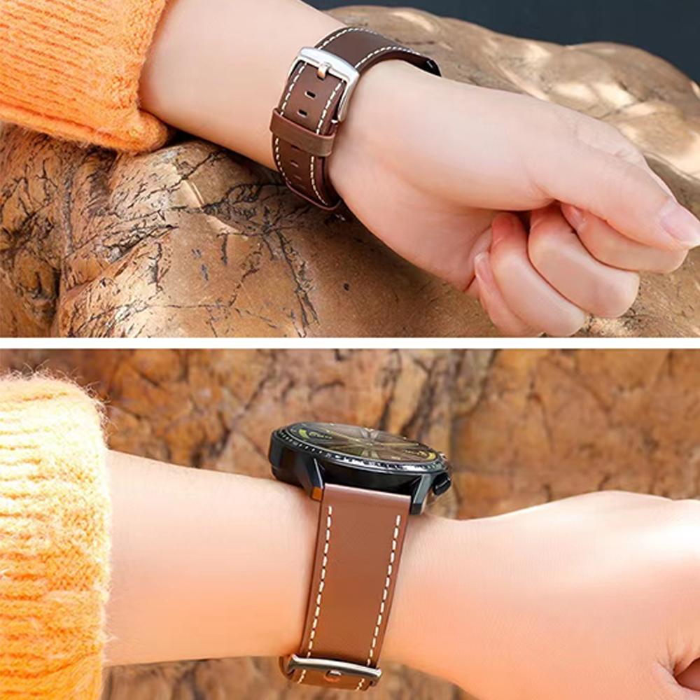 22mm Leather Band For Xiaomi Watch Color 2/S4 Sport Vintage Strap For Mi Watch S4/S3/S2 46mm/S1 Pro Correa Bracelet Accessories