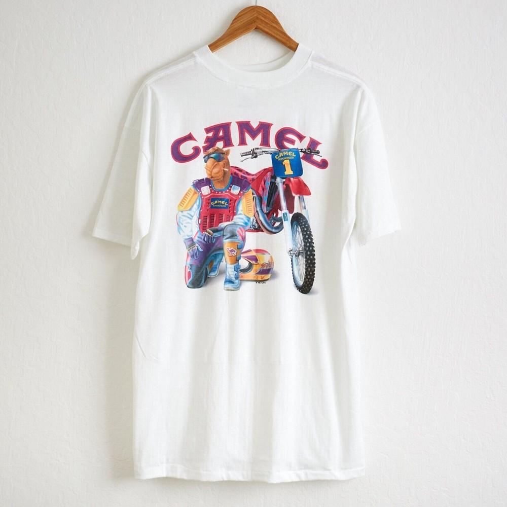 

1993 Camel Super cross Short Sleeve Cotton T-Shirt L0604_17 Unisex T-Shirt L