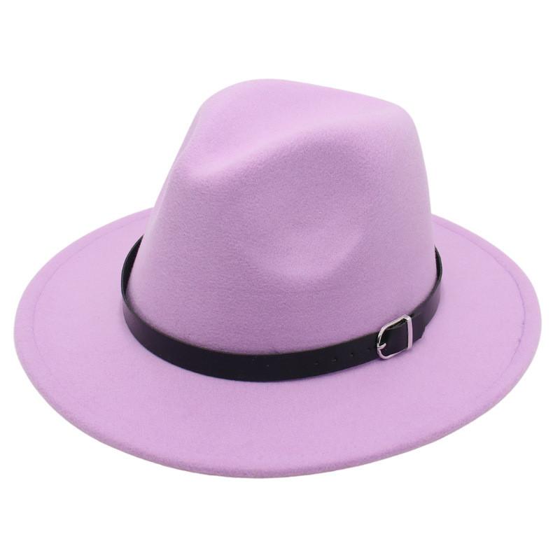 Ethnic Style Vintage Fedora Hat With Wide Brim For Women And Men
