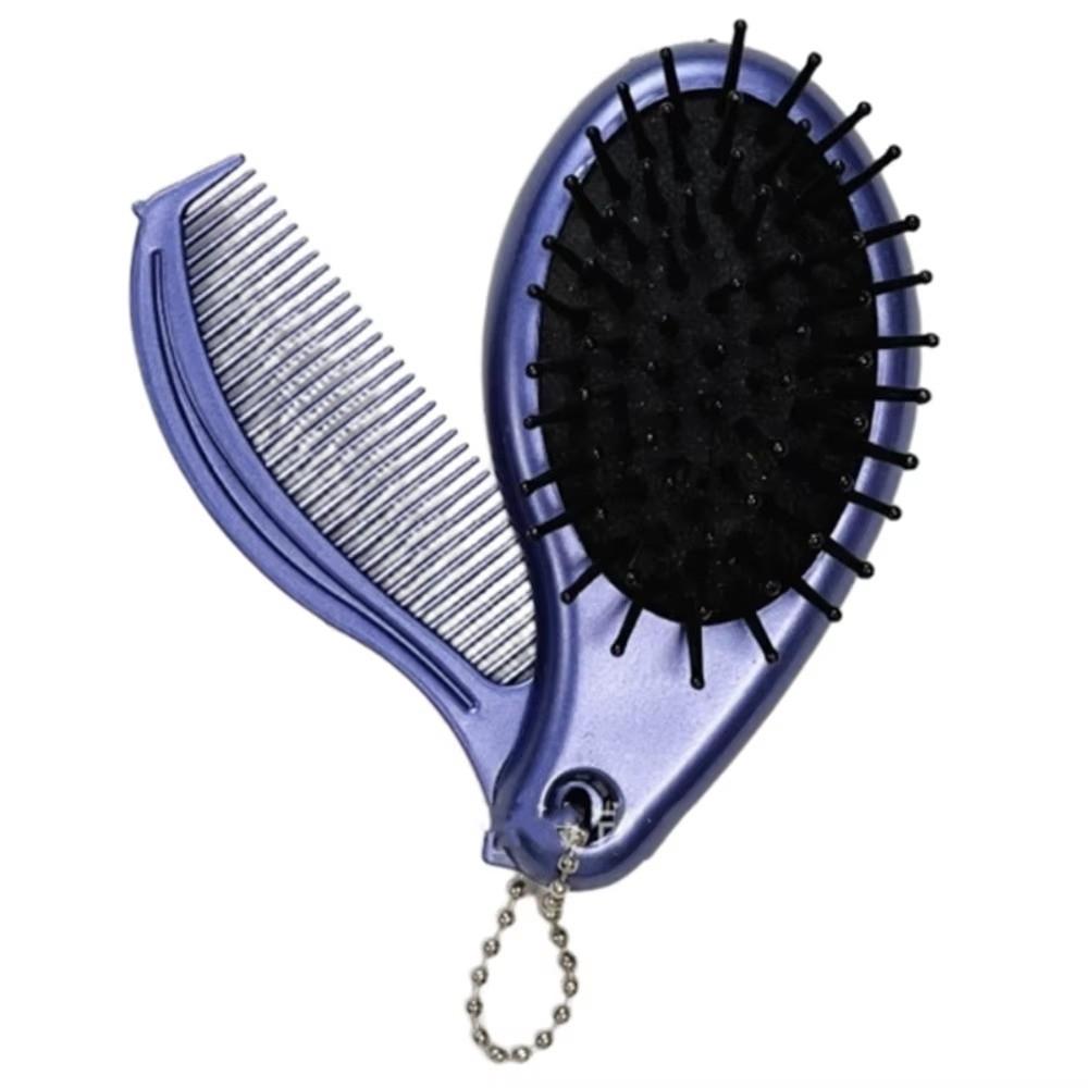 Foldable Portable Hair Brush 3 in1 Travel Massage Comb Air Cushion Comb Essential Tool