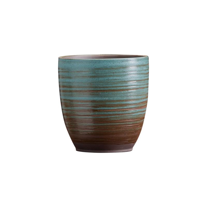 Handmade Kiln-Changed Ceramic Coffee Cup American Latte Afternoon Tea Latte Cup Retro Household Water Cup
