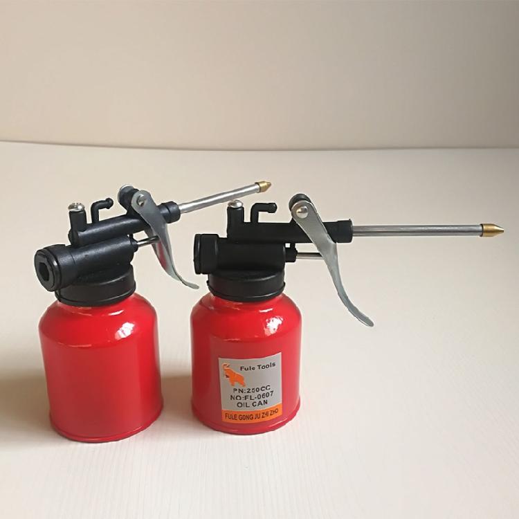 250ml Oliera Tubo di Plastica Vaso per Rifornimento Oiler ad Alta Pressione Pompa Pistola per Grasso