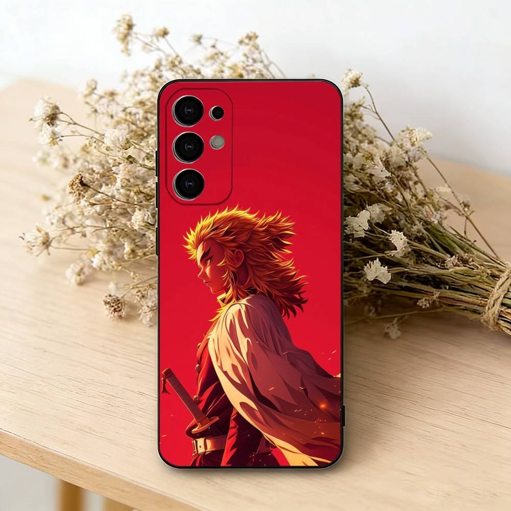 K-Kyojuro R-Rengoku-U  Phone Case For Samsung S25,S24,S21,S22,S23,S30,Ultra,S20,Plus,Fe,Soft Silicone Black Cover Samsung S26