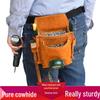 Robuste Rindsleder-Nageltasche: Multifunktionale Zimmermann-Hüftwerkzeugtasche