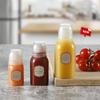 Molho para Salada Mel e Mostarda Recipiente para Bento Cozinha 30/60/100ml Mini Frascos de Apertar Ketchup Garrafa de Molho Condimento