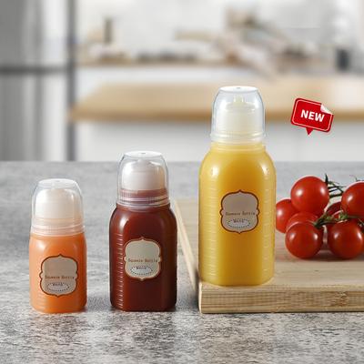 Honey Mustard Salad Dressing Sauce Bento Container Kitchen 30/60/100ml Mini Squeeze Bottles Ketchup Condiment Sauce Bottle