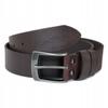 Wild DźINS Men's Leather Belt Brown Genuine Grain Leather Size 120 Cm