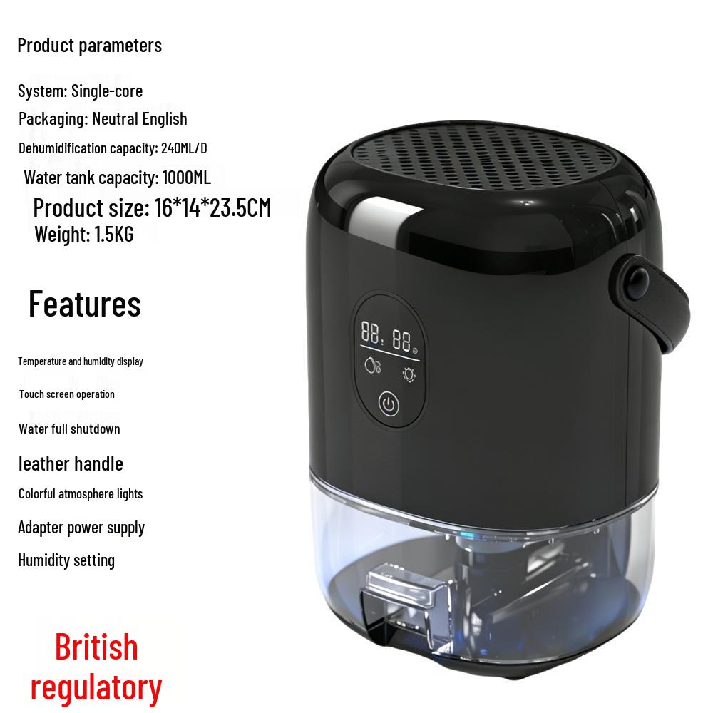 Vysokovýkonný, energeticky úsporný tichý odvlhčovač pre domácnosť a suterén