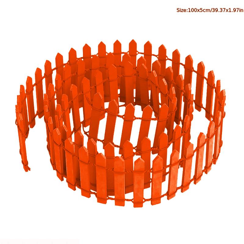 1Pc Mini Fence, Garden and Bonsai Decoration Fairy Tale Garden Fence Wooden Decoration, Handicraftproject Mini Picket Fence