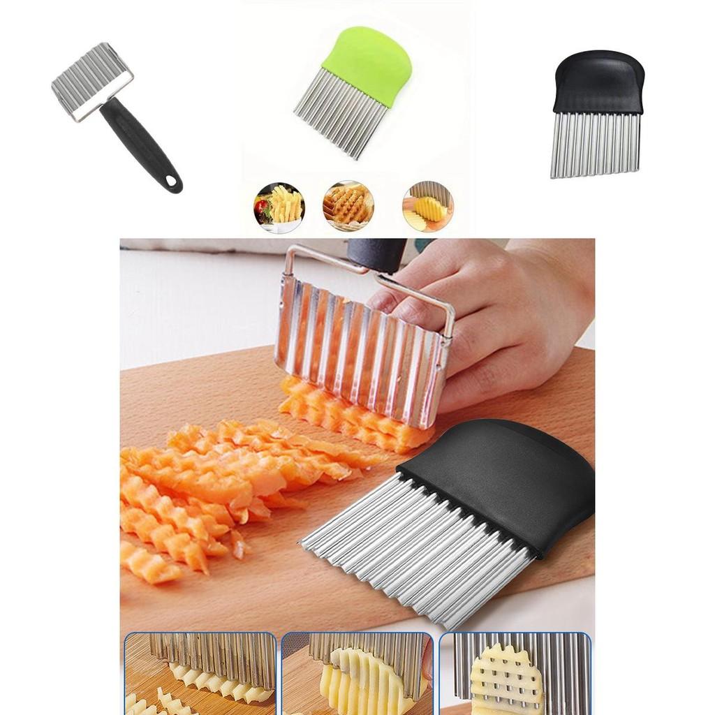 Stainless Durable Contemporary Steel Potato For Effortless Cutting Vegetable