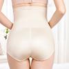 High Waist X Cross Mesh Sheer Tummy Control Hip Lifting Seamless Body Shaping Briefs