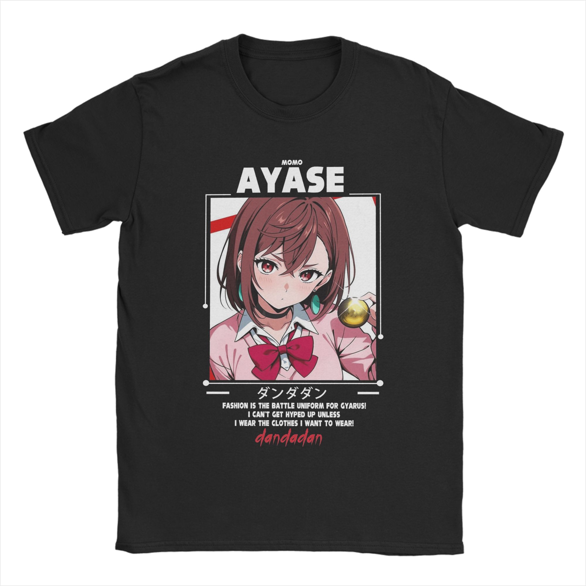 

RUN !!! Dandadan T-Shirt for Men Funny Pure Cotton Tees Round Collar Short Sleeve T Shirt Summer Tops 4XL