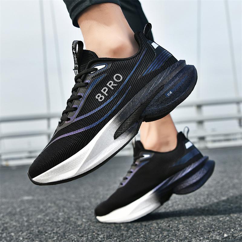 Carbon plate running shoes, men's professional shock-absorbing racing shoes lightweight and wear-resistant marathon sports shoes