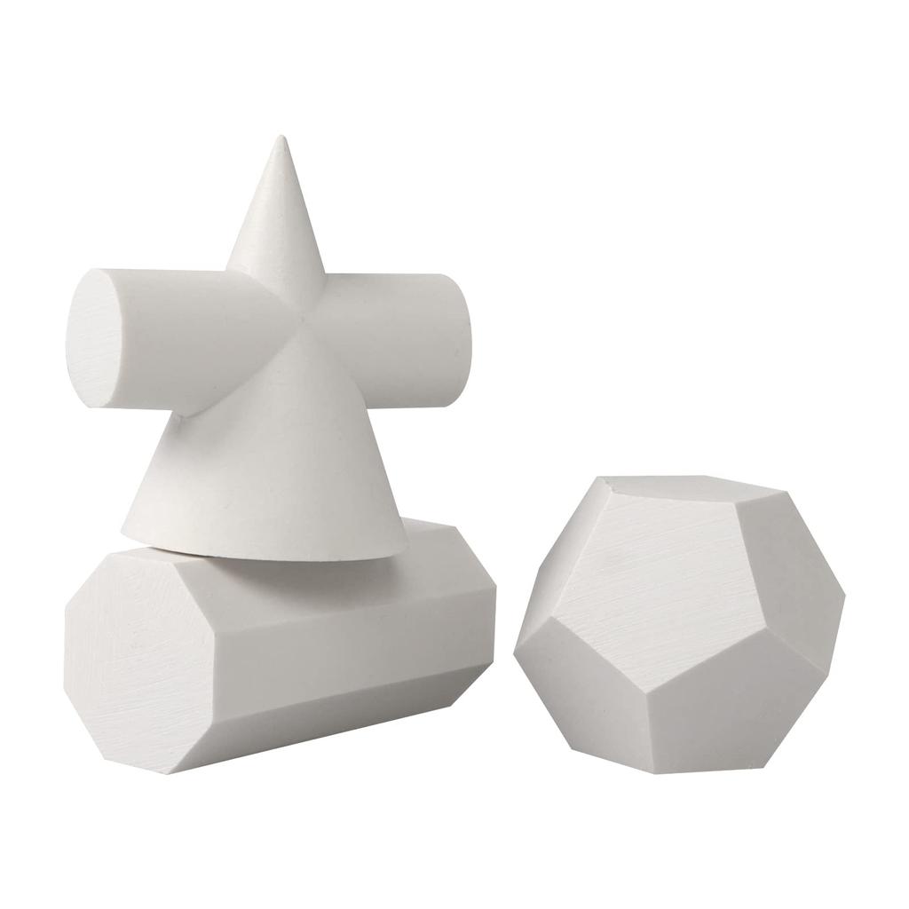 Set of 10 Drawing Model Shape Model Geometry Mini Resin Model Sketch Practice Drawing Learning Drawing Tool Art Supplies School Home Use Figurine