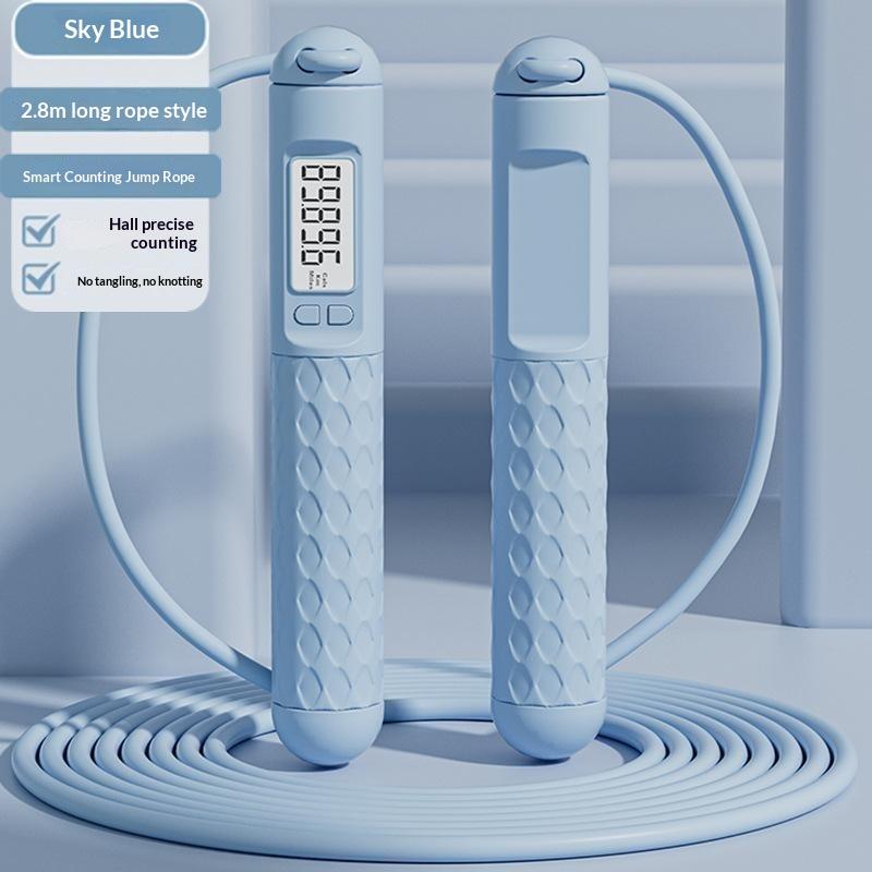 Electronic Counting Jump Rope Accurate Counting Anti-slip Grip for Men Women Home Gym Workout Sports