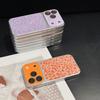 Luxury Leopard Large Window Case for iPhone 17 16 15 14 13 12 Pro Max Veneer Leather Silver Edge Hard PC Back Cover