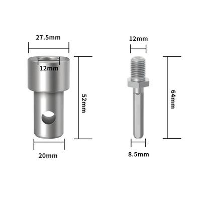 4 Schnittstellentypen Erdbohrer-Adapter Elektrischer Schraubenschlüssel Kompatibel
