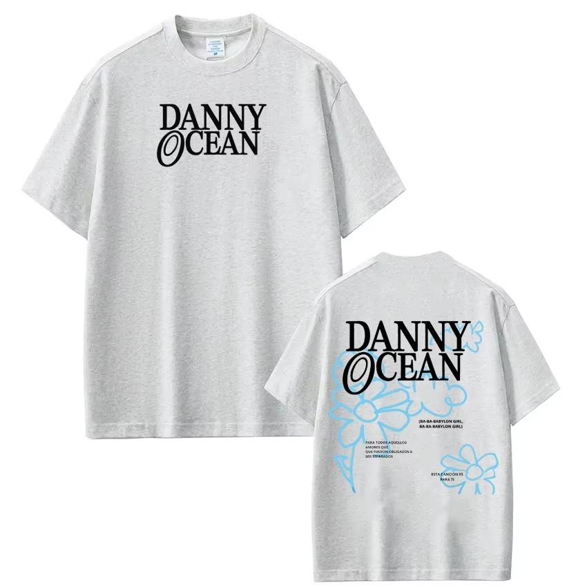 Rapper Danny Ocean 2026 Fashion Print Tee Men Women Aesthetic Trendy TShirt pure Cotton Casual Tshirt Springsummer Streetwear