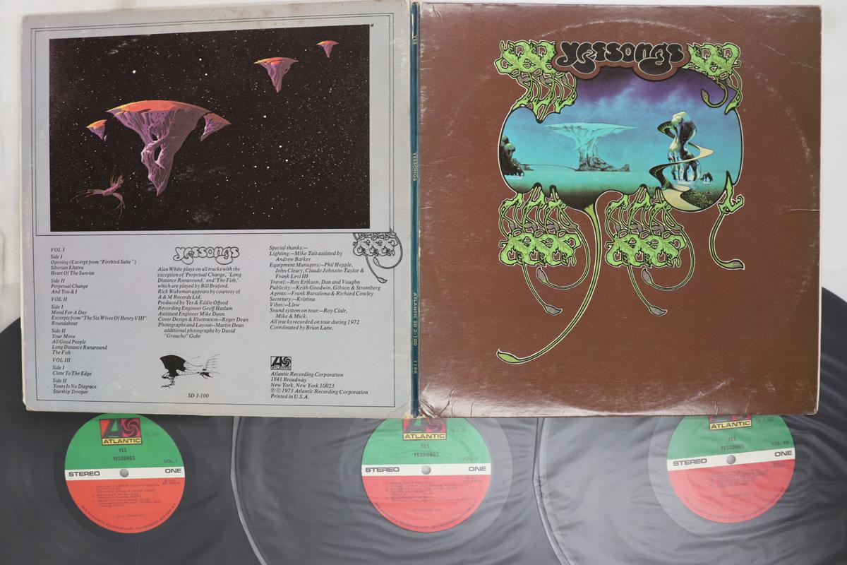 

Виниловая пластинка YES Yessongs SD3100 ATLANTIC 1973 США Рок Б/У