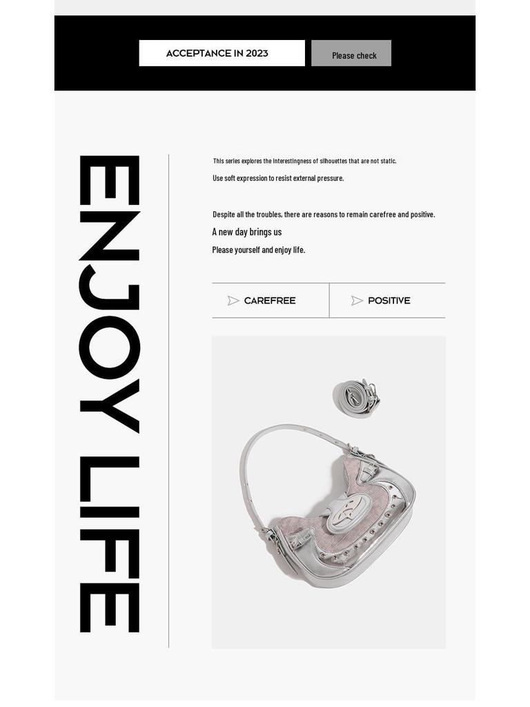 Misty Pink Crocodile Print Shoulder & Crossbody Bag - Millennial Y2K Biker Style 2023 for Women