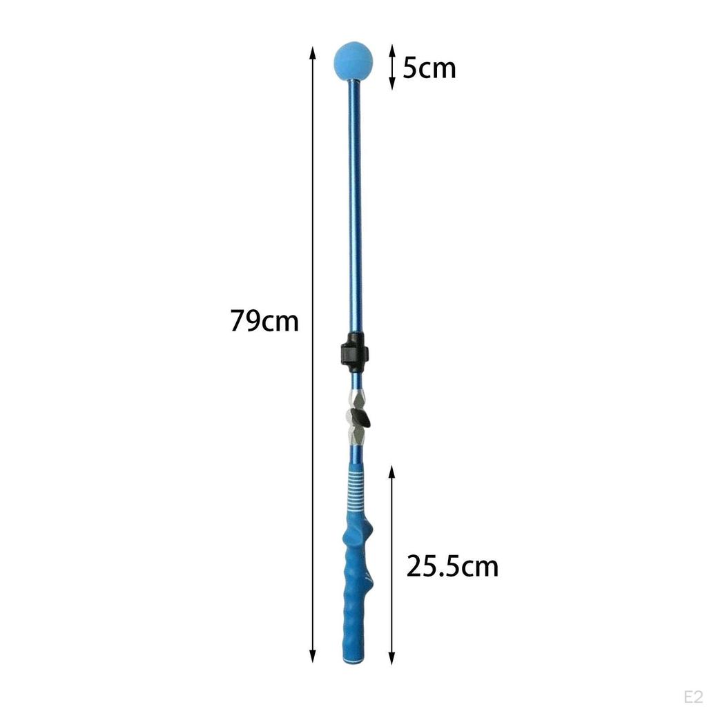 Golf Swing Trainer Telescopic Training Aid 31inch Foldable Warm up Stick