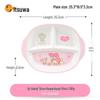 Wuhe Melody Cute Cartoon Tableware Set: Baby Bowl, Plate, and Spoon