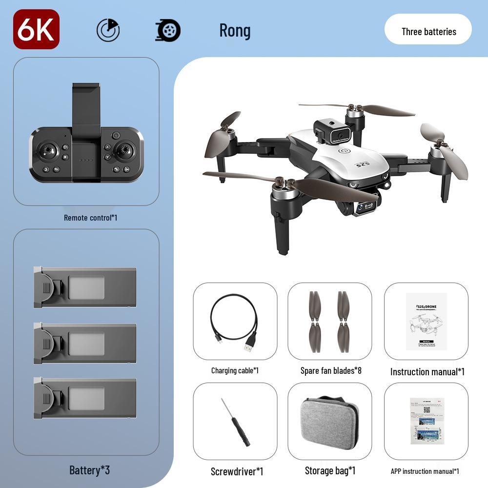 S2S Dual Lens Drone: Brushless Motor, Obstacle Avoidance, Optical Flow Positioning, Long Endurance, Remote Control Aircraft.