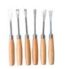 6-Piece Wood Carving Knife Set - Includes Trimming Knife, Carving Tools, and Woodworking Chisels