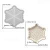 DIY Xmas Plate Ornament Mold Multi-purpose Epoxy Resin Plaster Wax Mold  Beginner Friendly
