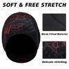 [BOBILIFE] Winter Warm Skull Cap - Windproof and Warm, Suitable for Outdoor Activities and Wearing Under a Helmet (Red)
