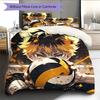 Haikyuu Pattern Bedding Quilt Set  Home Decoration  Gift (1 * Duvet Cover + 2 * Pillowcase  Without Core)