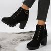 New spring Mid Heels Women Fashionable comfortable Knee High shoes Women Retro Trend shoes Elegant minimalist Women Boots
