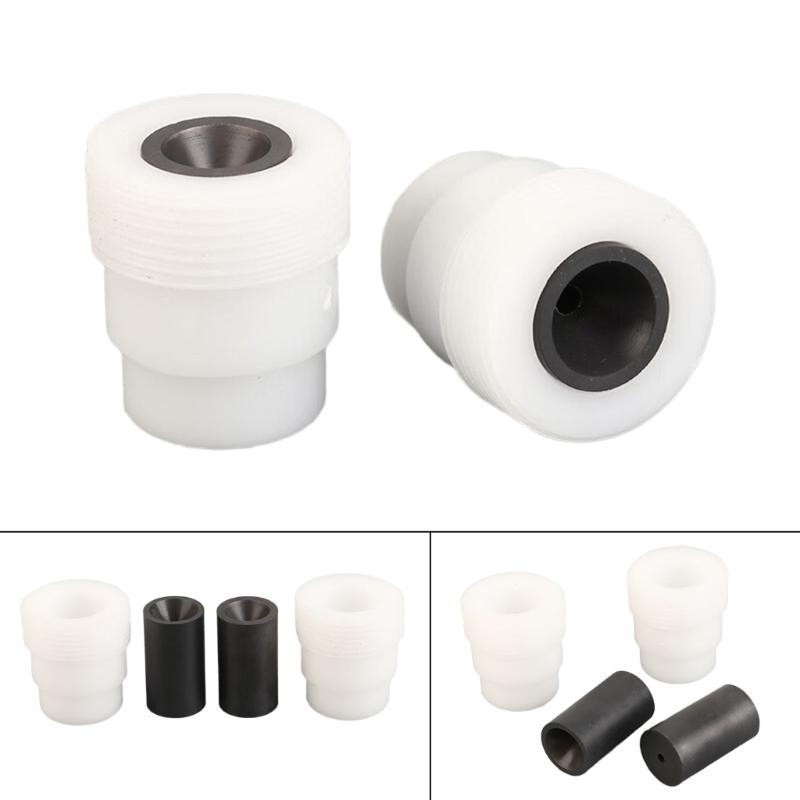 Boron Carbide High Wear Resistance Sandblasting Nozzle Includes Rubber Sleeve For Enhancing Sealing Improve Efficiency