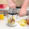 Butter Churner Clear Glass Silic Home Butter Maker With New
