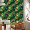 Bottle green, green and sea green ink wallpaper 50x1000
