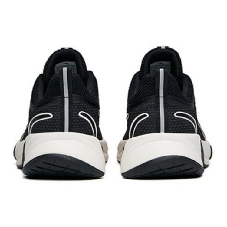 New Anta Cushioning Lightweight Abrasion Resistant Slip Resistant Low Top Running Shoes Women's Black 122145523-6