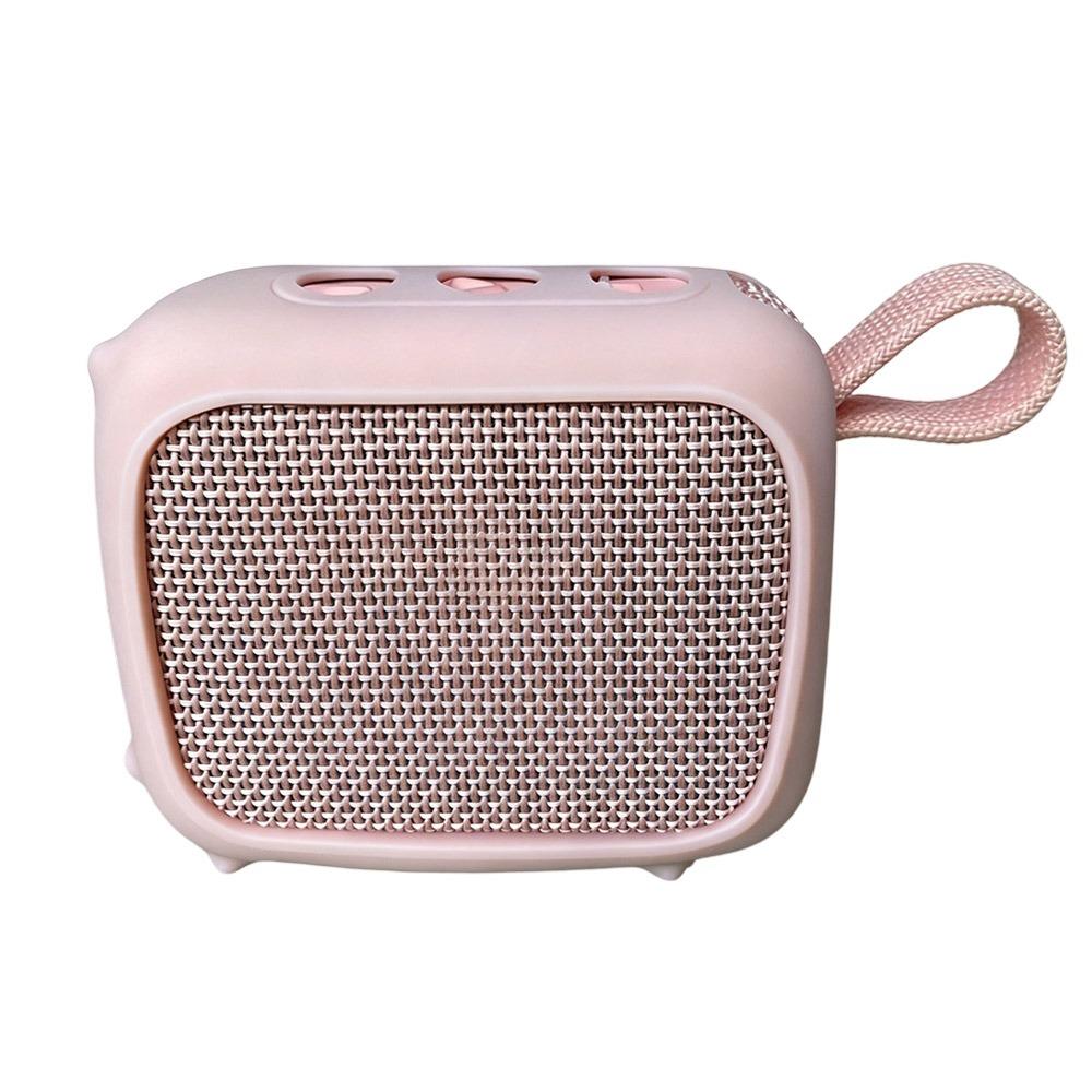 Shockproof Silicone Case Portable Waterproof Silicone Cover with Carabiner Dirt-proof for JBL GO 5 Bluetooth Speaker