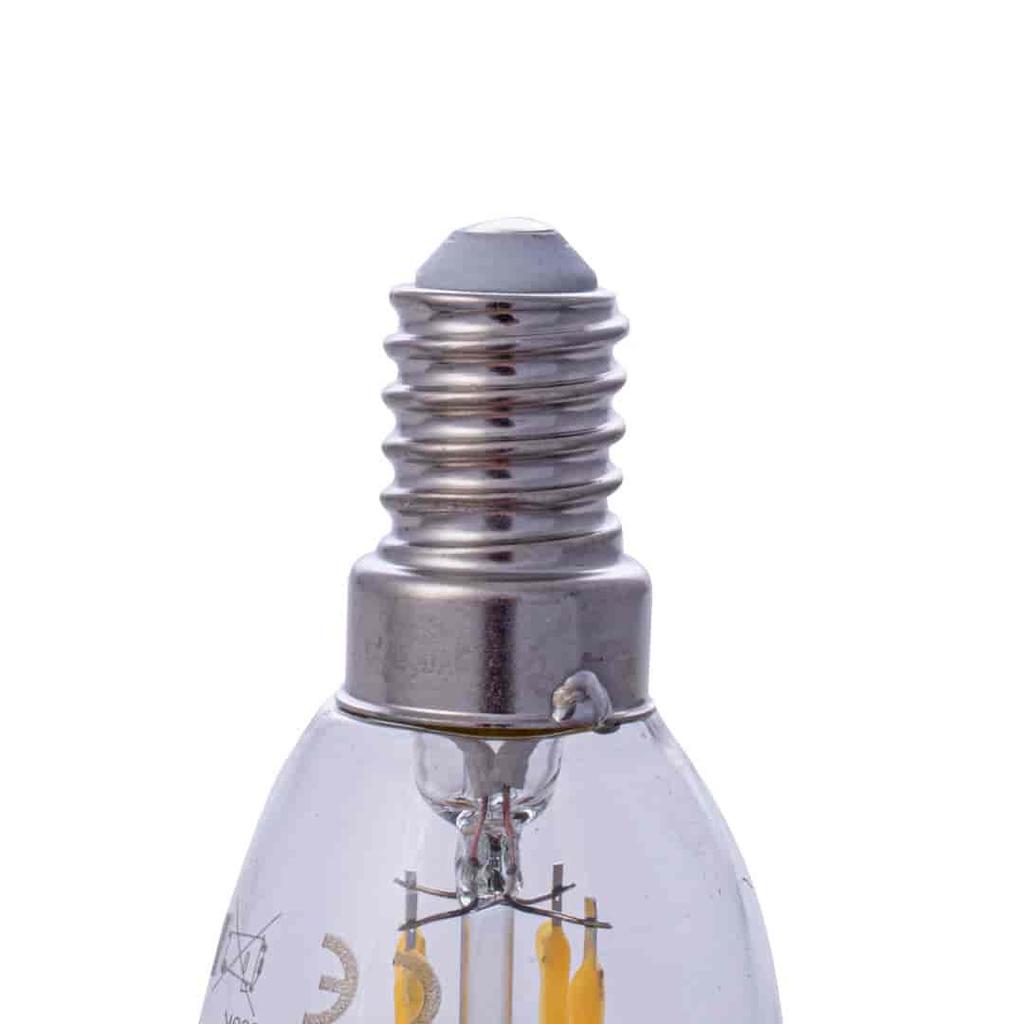 Filament LED Bulb 4W Candle E14 4000K